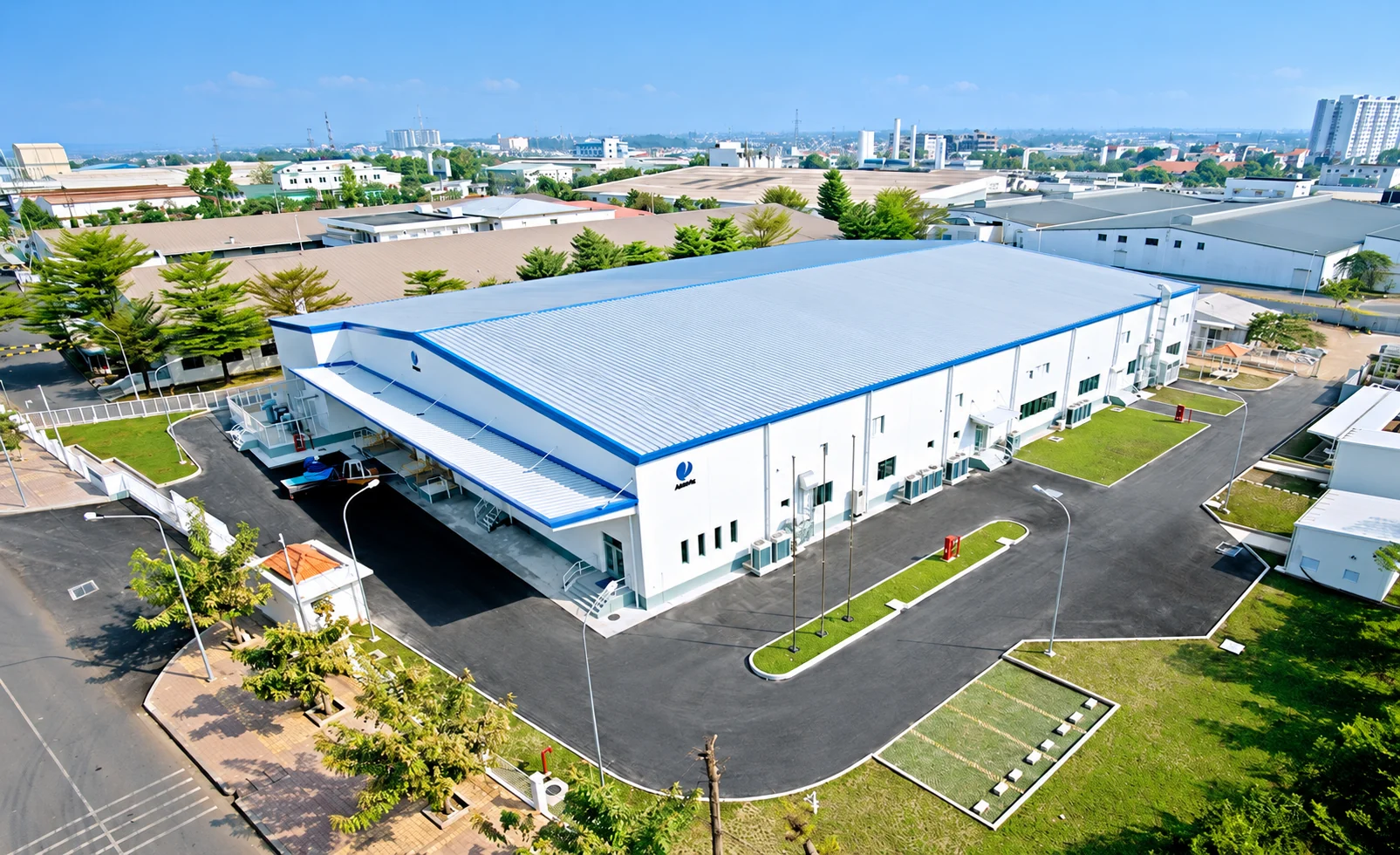 Nhà xưởng AlaskaShop nhìn từ trên cao