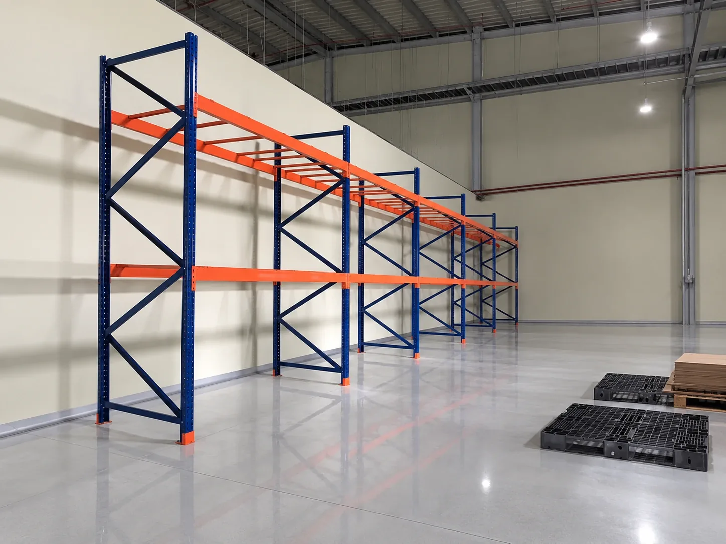 Kệ Selective tải nặng L2700xW1200xH5000 2 tầng – Modul tiêu chuẩn