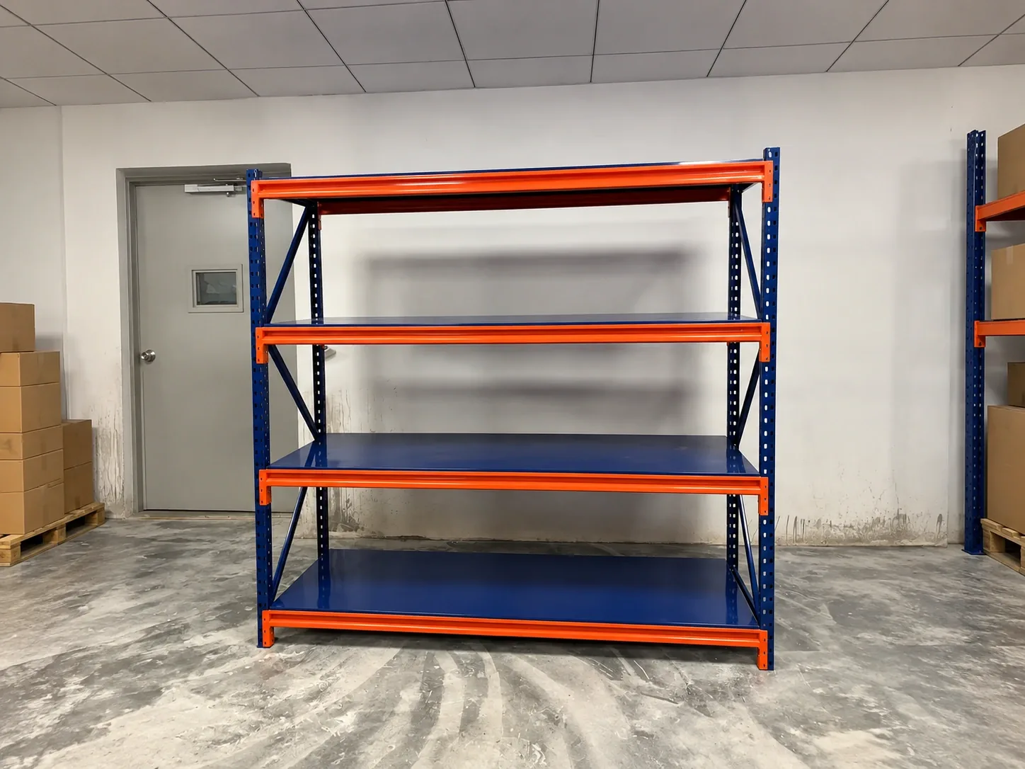 Kệ trung tải 4 tầng: dài 2000 x rộng 600 x cao 2000mm
