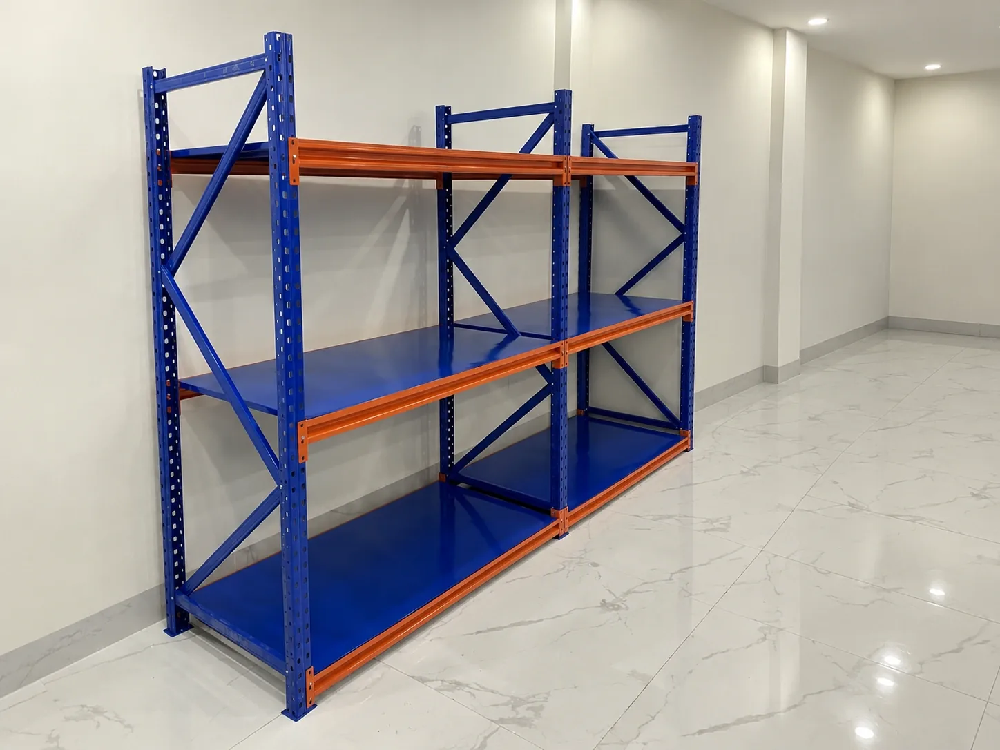 Kệ trung tải 3 tầng: dài 1500 x rộng 600 x cao 1500mm
