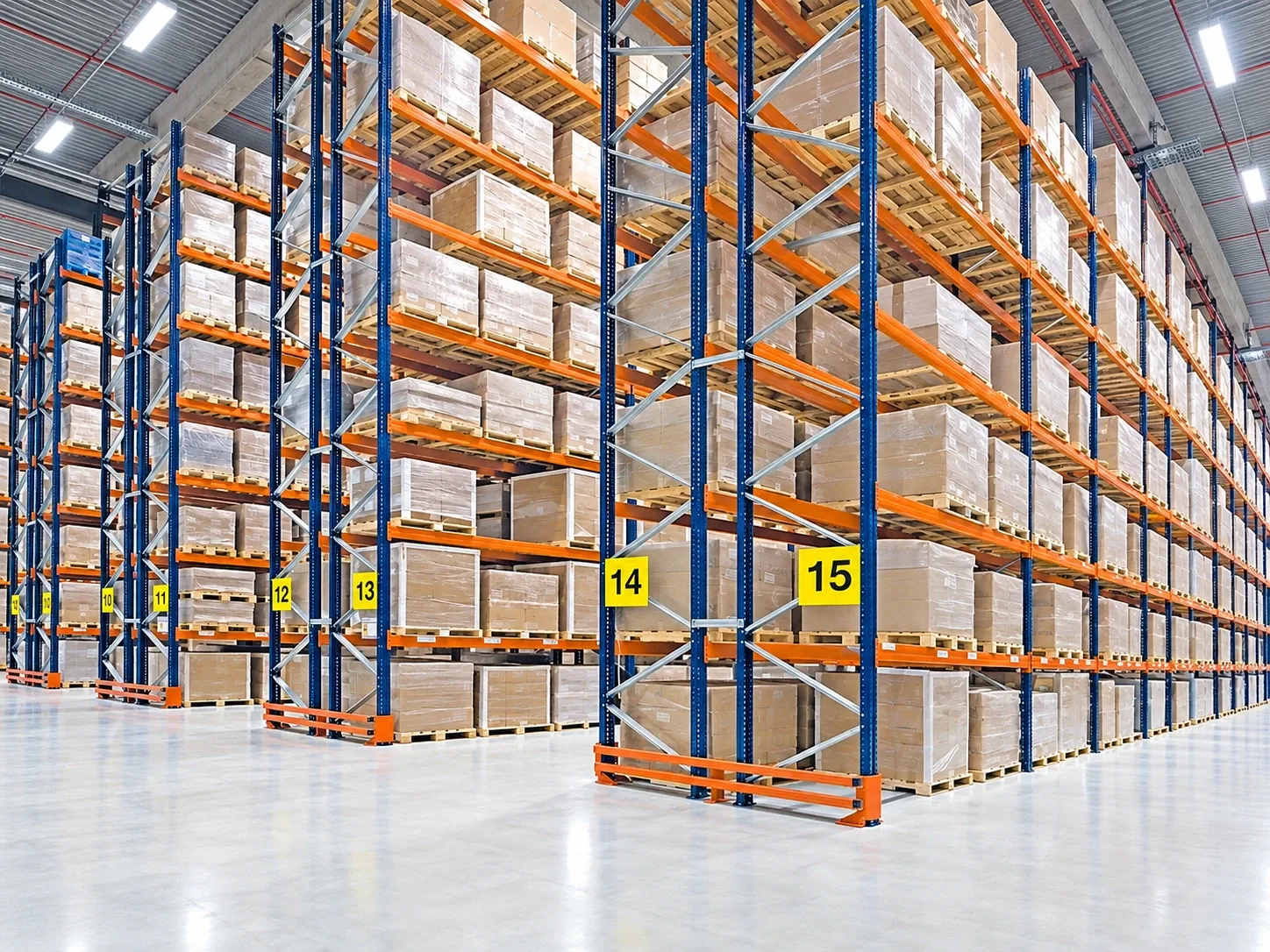Kệ Selective 3 tầng pallet – mẫu 08