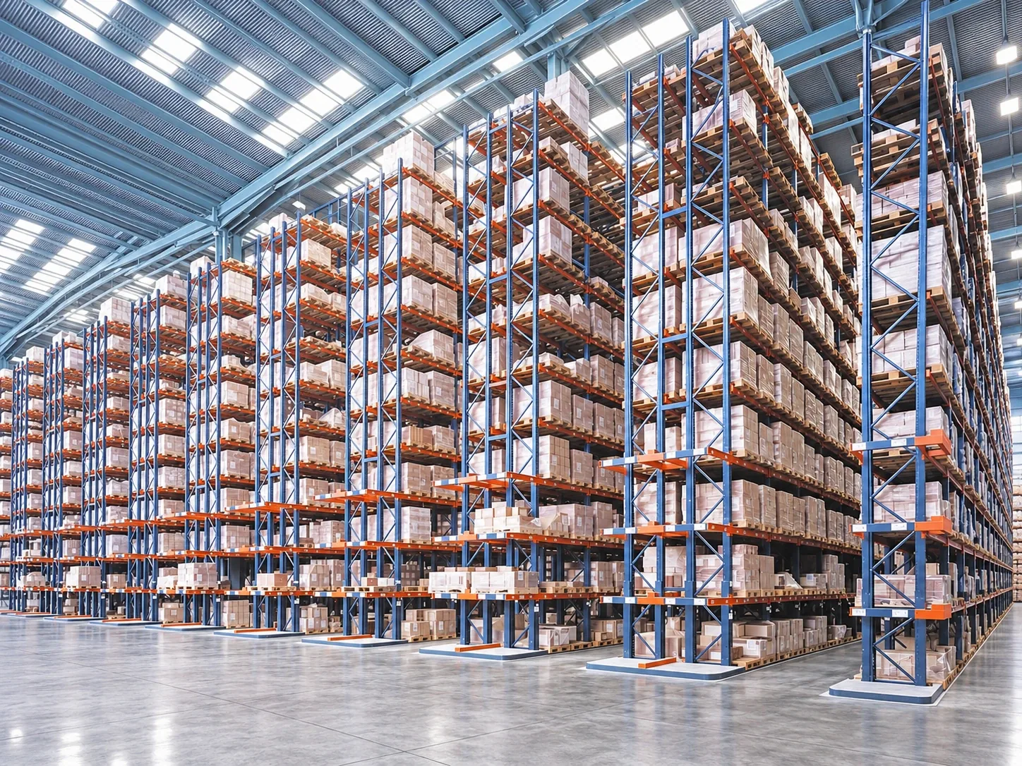 Kệ Selective 6 tầng pallet – mẫu 09