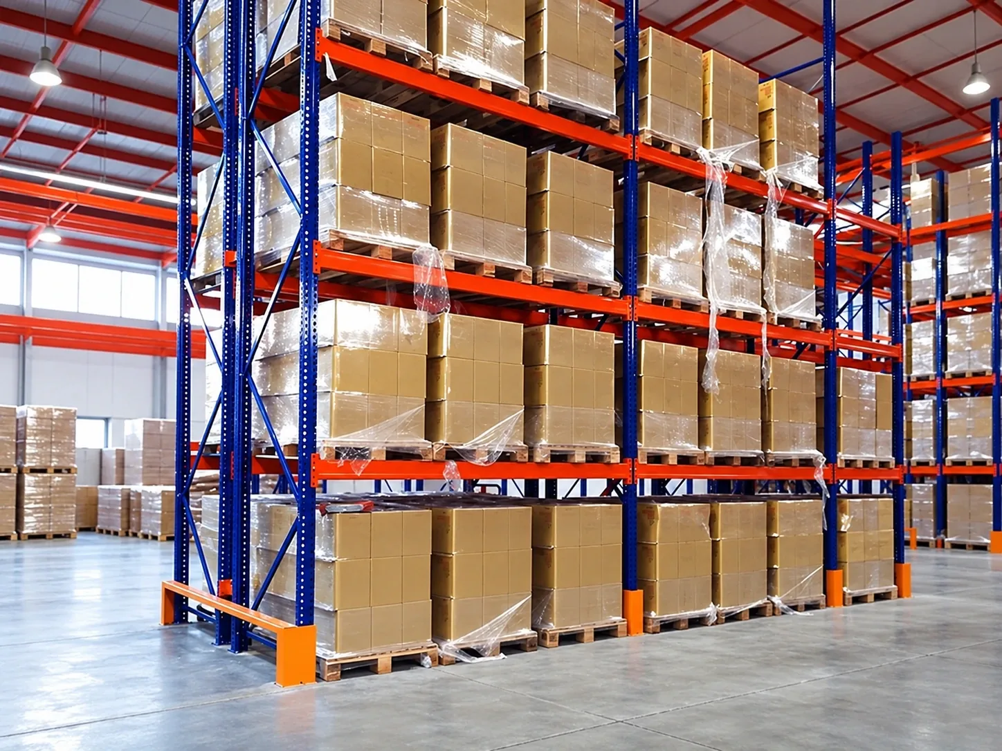 Kệ Selective 3 tầng pallet – mẫu 12