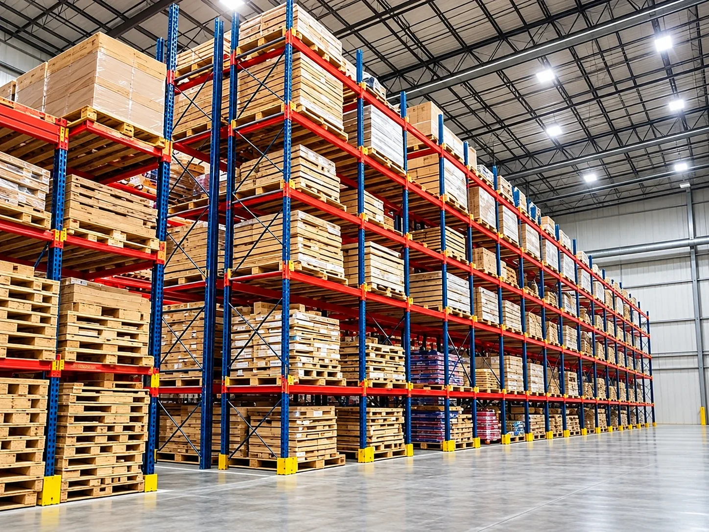 Kệ Selective 5 tầng chứa pallet – mẫu 17