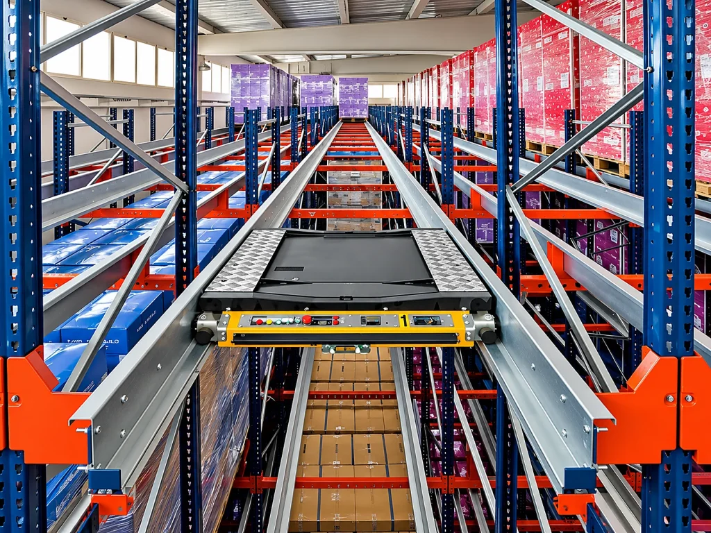 Kệ Radio Shuttle lưu trữ pallet